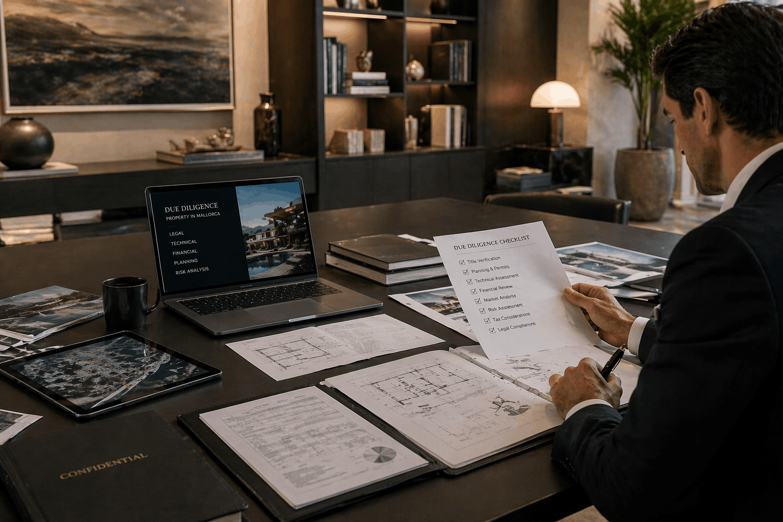 Due diligence for property acquisition in Mallorca