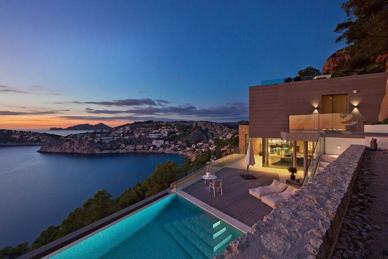 Luxury Villa in Cala Llamp with Sea Views