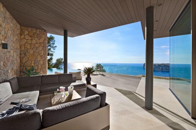 Luxury Villa in Cala Llamp with Sea Views