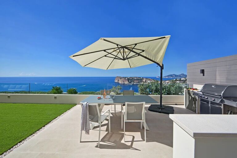 Luxury Villa in Cala Llamp with Sea Views